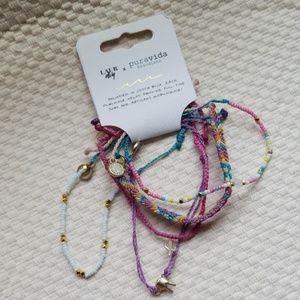 Limited LAUR DIY x Pura Vida Bracelet Set